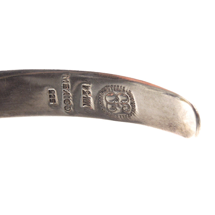 Los Ballesteros Sterling Silver Collar Necklace from Taxco, Mexico