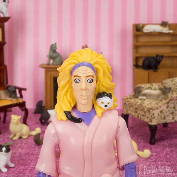 Crazy Cat Lady Action Figure