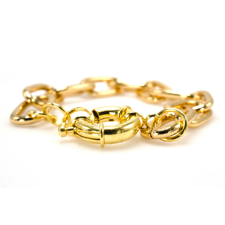 Brazil Made 18K Gold Plated Chain Bracelet