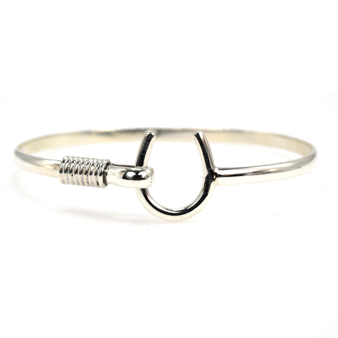 Handmade Mexica Equestrian Horseshoe Bracelet from Taxco