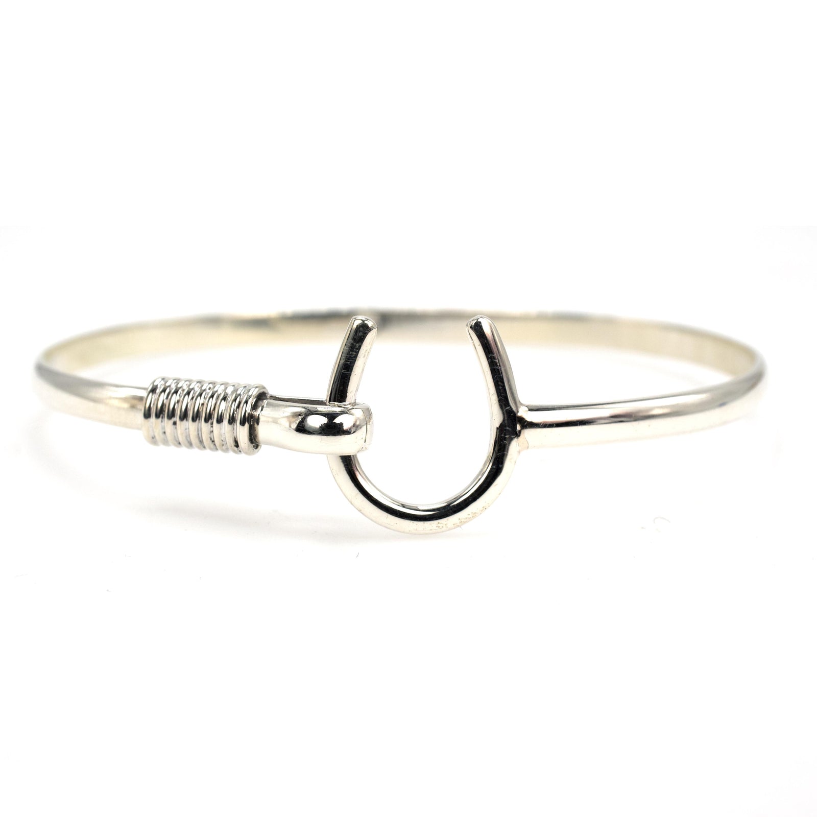 Handmade Mexica Equestrian Horseshoe Bracelet from Taxco