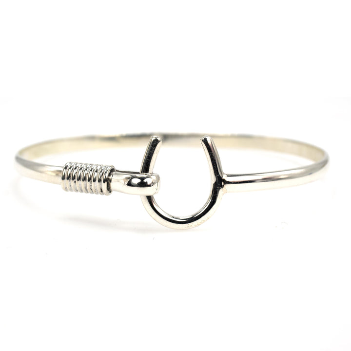 Handmade Mexica Equestrian Horseshoe Bracelet from Taxco