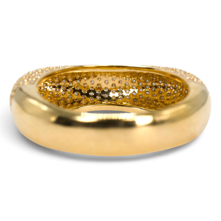 Pavé Diamond Dome Band in 14K Gold