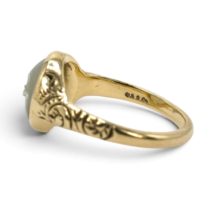 Man in the Moon Moonstone Ring