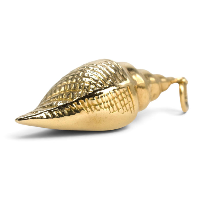 14 Karat Yellow Gold Conch Shell Charm