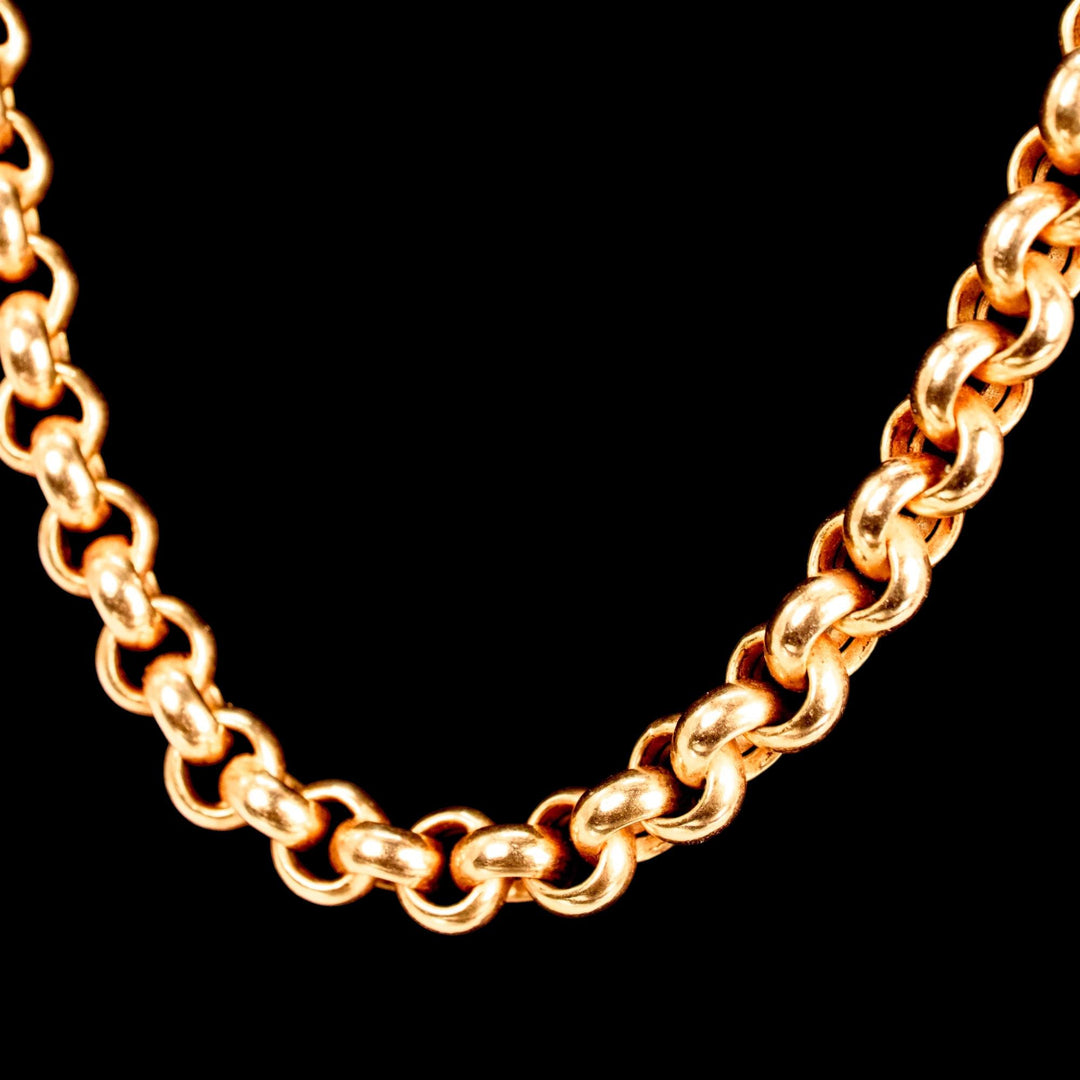 Italian 14K Yellow Gold 19" Rolo Chain Necklace