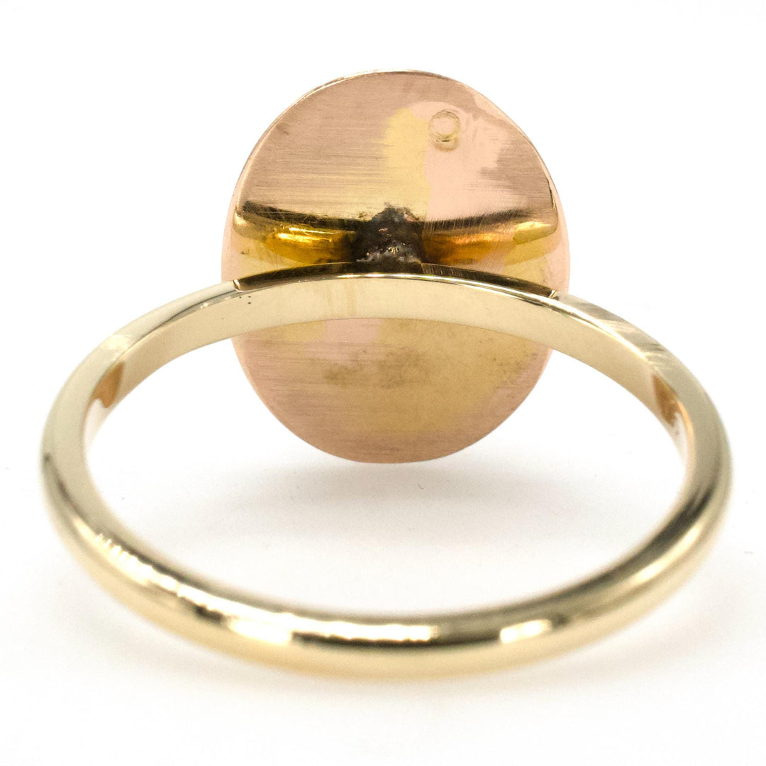 Late Victorian Cabochon Amethyst Stickpin Conversion Ring