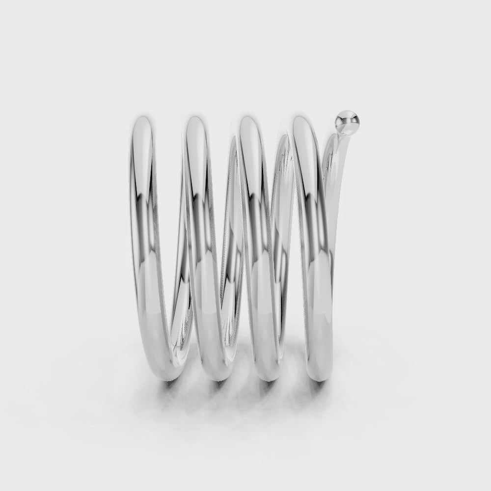 The Spring Ring in Sterling Silver