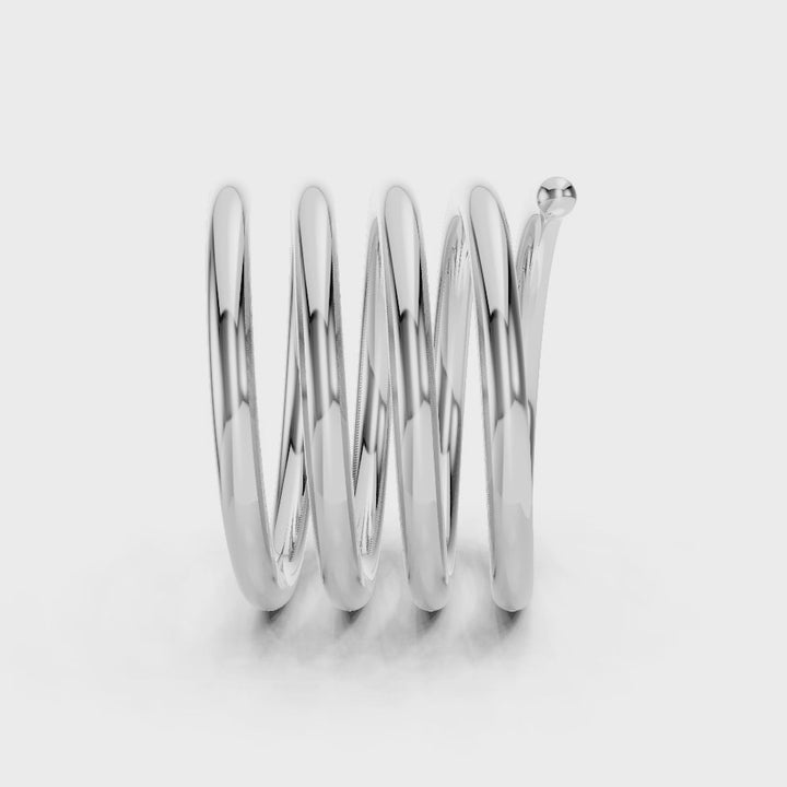 The Spring Ring in Sterling Silver