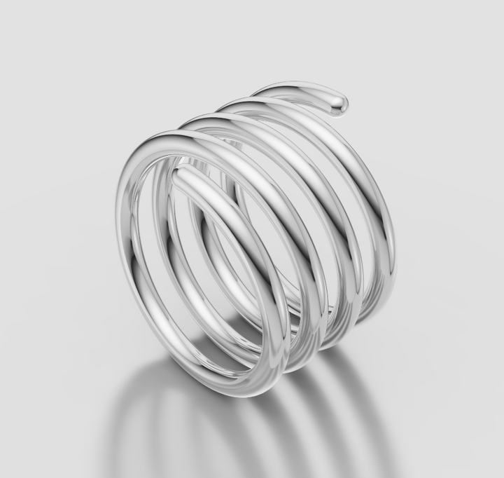The Spring Ring in Sterling Silver