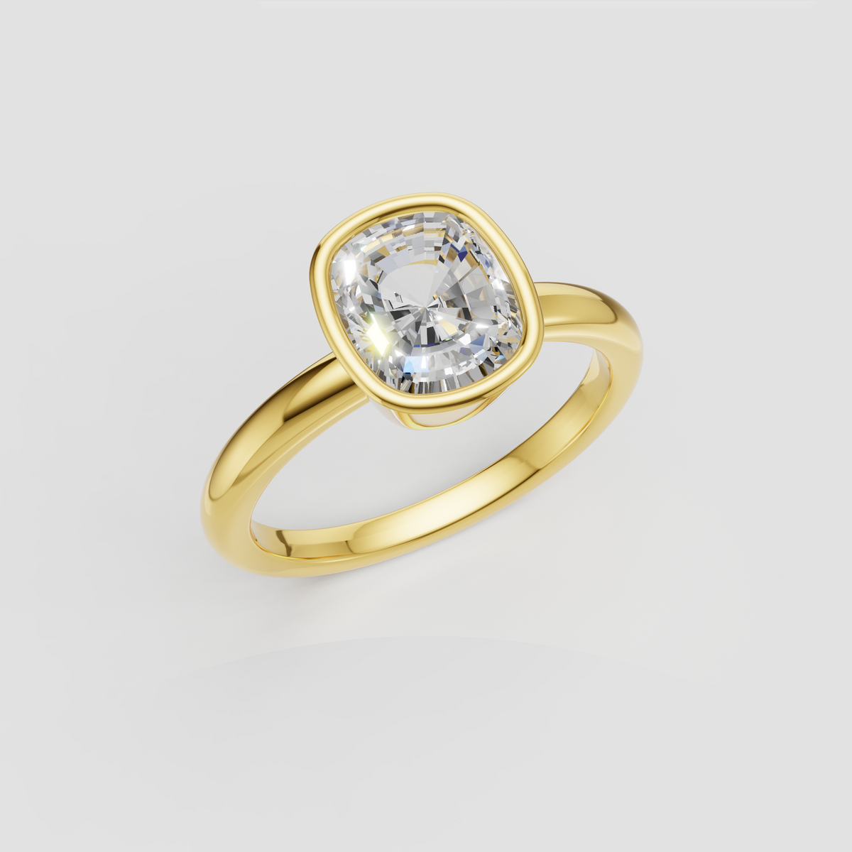 Bezel Set Solitaire