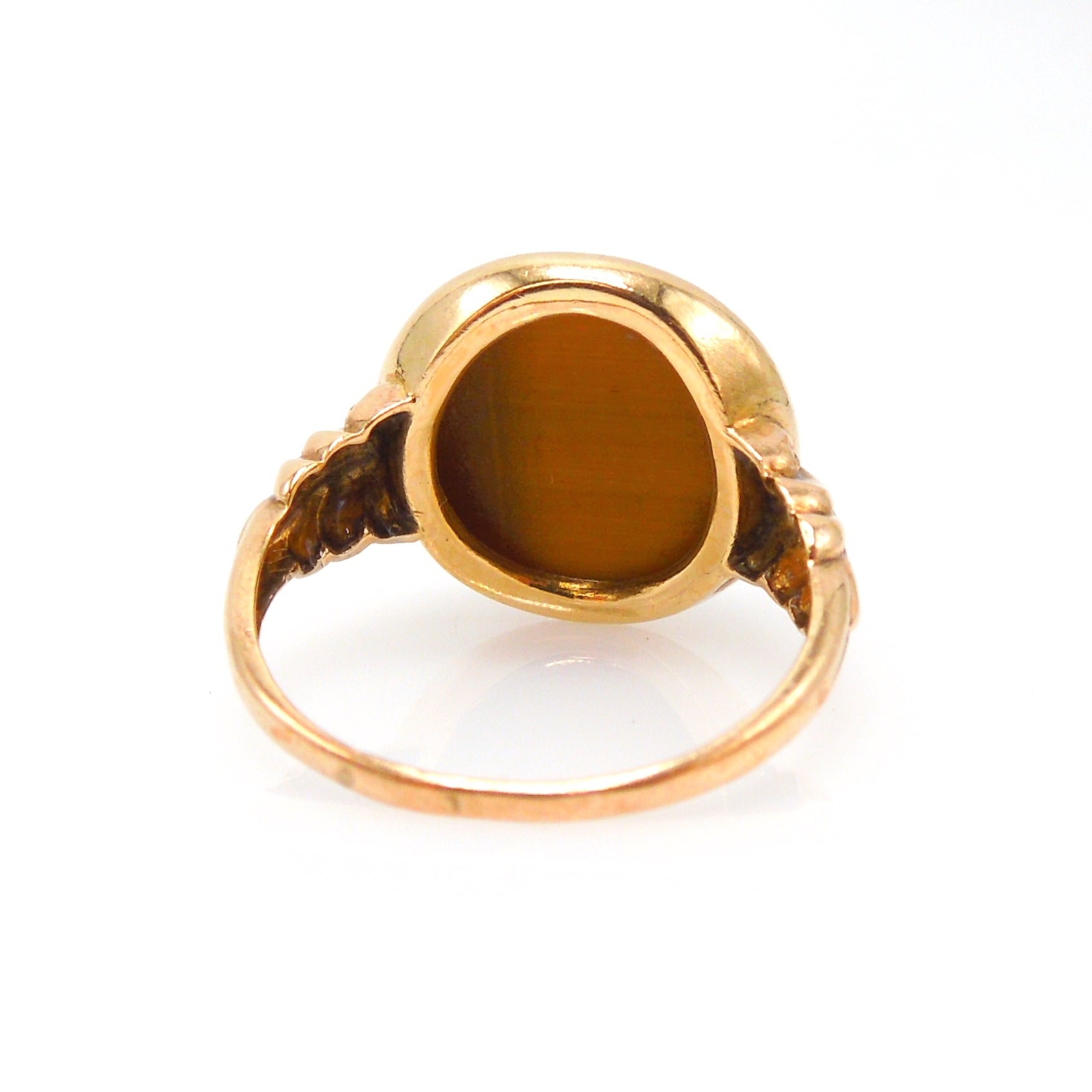 Late Victorian Tiger's Eye Gold Ring