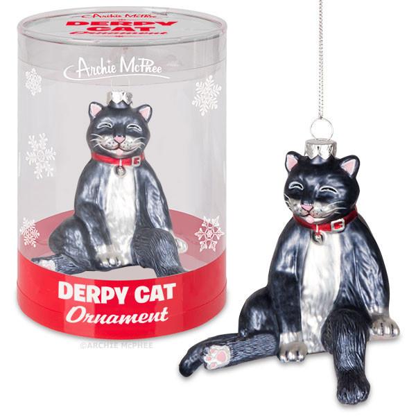 Derpy Cat Ornament
