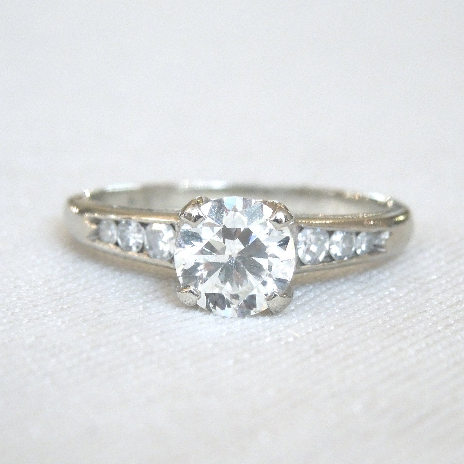 Elegant 0.65ct Diamond Solitaire in White Gold