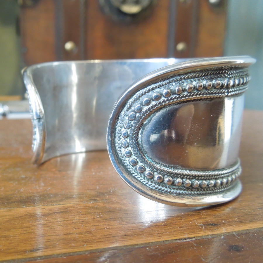 Sterling Silver (925 Zn) Cuff Bracelet