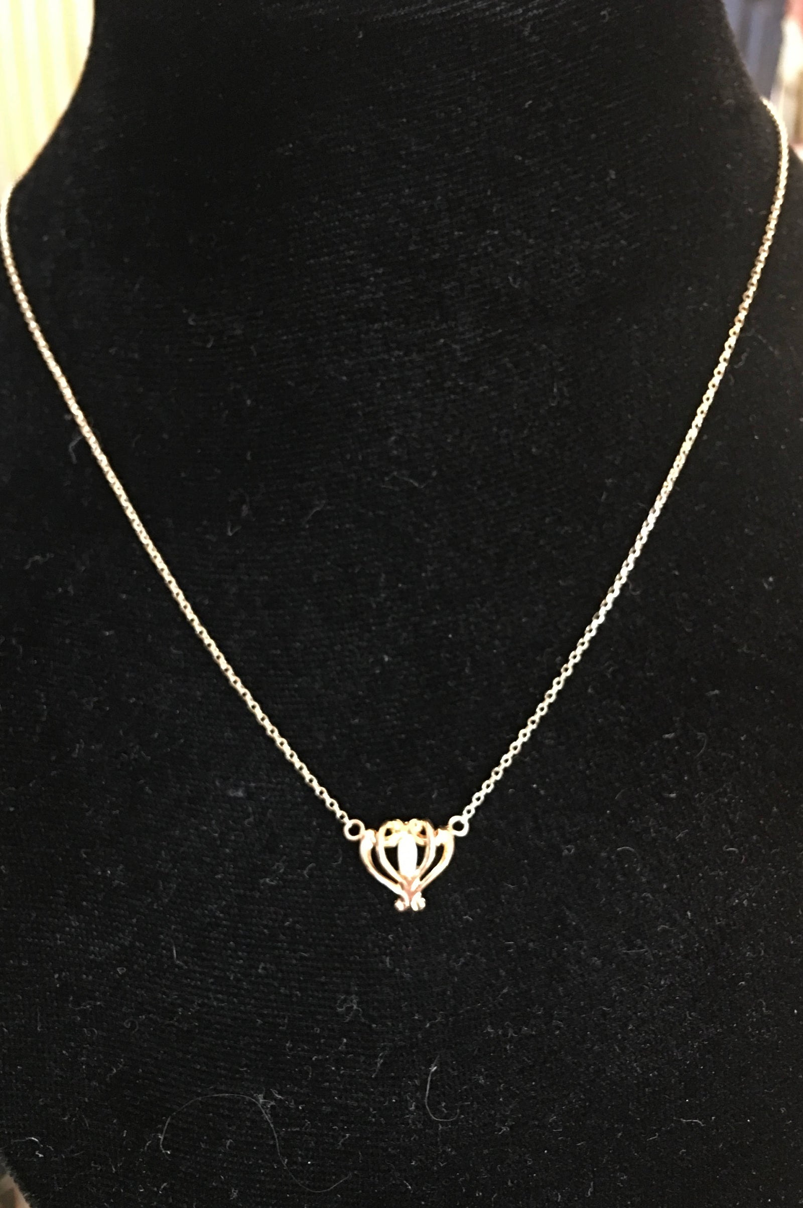 Antique Edwardian Gold and Freshwater Pearl Necklace