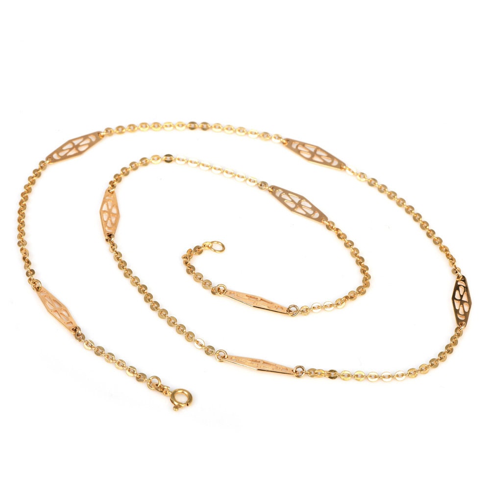 Rectangle Rolo Chain with Diamond Clasp – RW Fine Jewelry