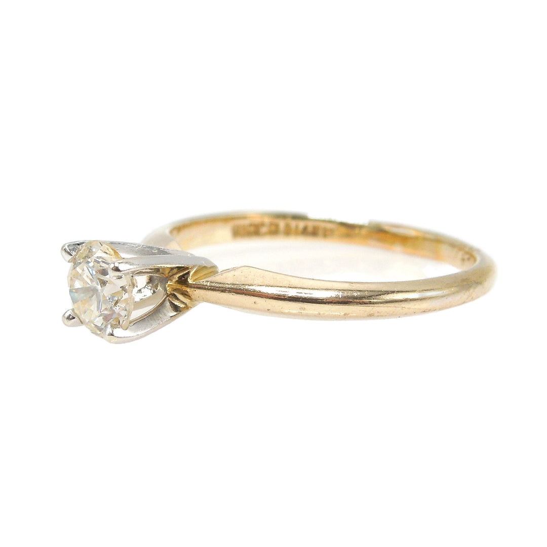 0.45ct Diamond Solitaire in 14K Yellow Gold