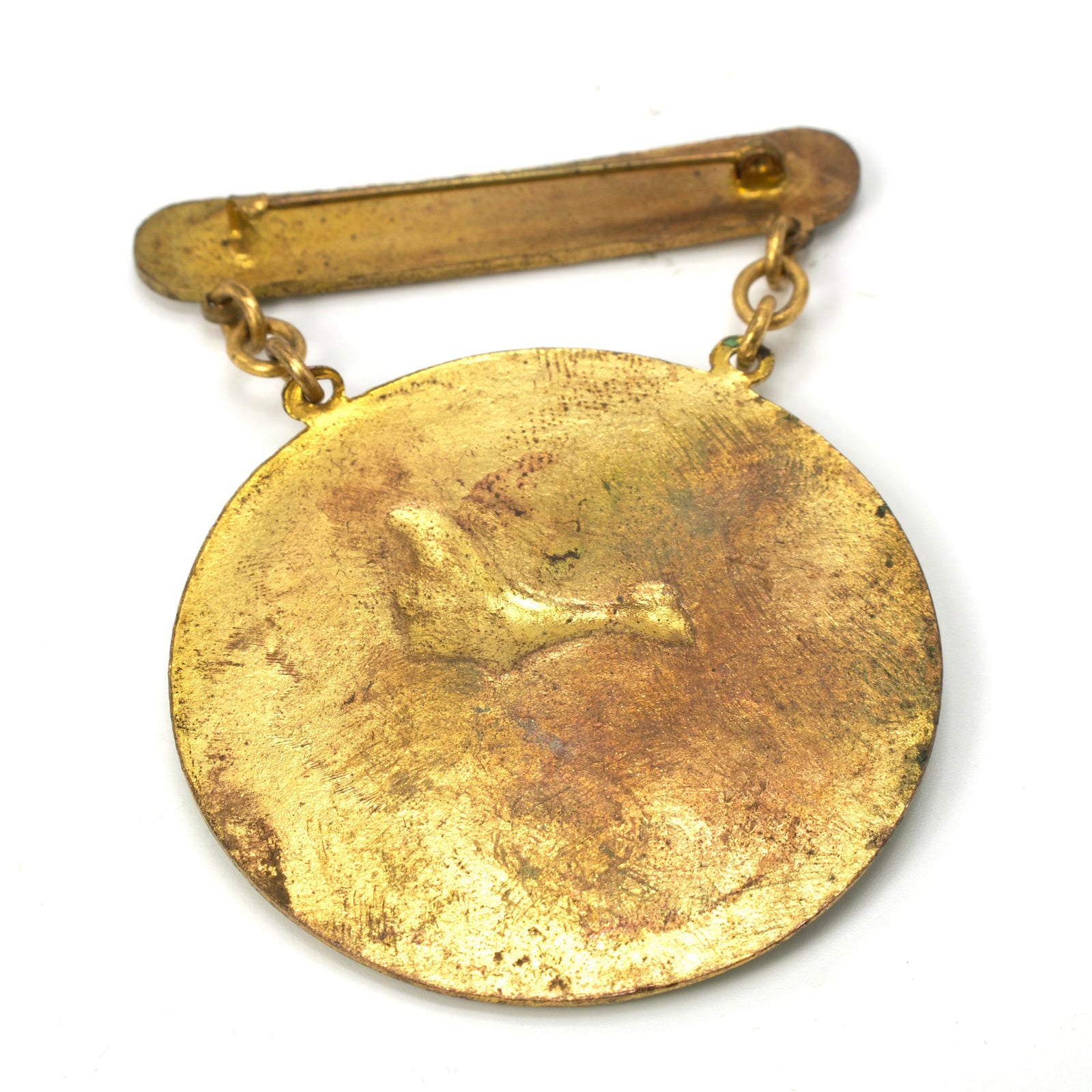 Vintage Order Sons and Daughters of Italy in America Fraternal Medallion - Asst. Venerabile