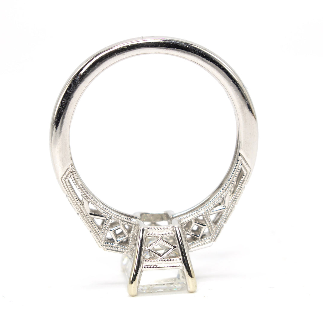 FB Jewels 14k White Gold Metal Ring Guard Size 6
