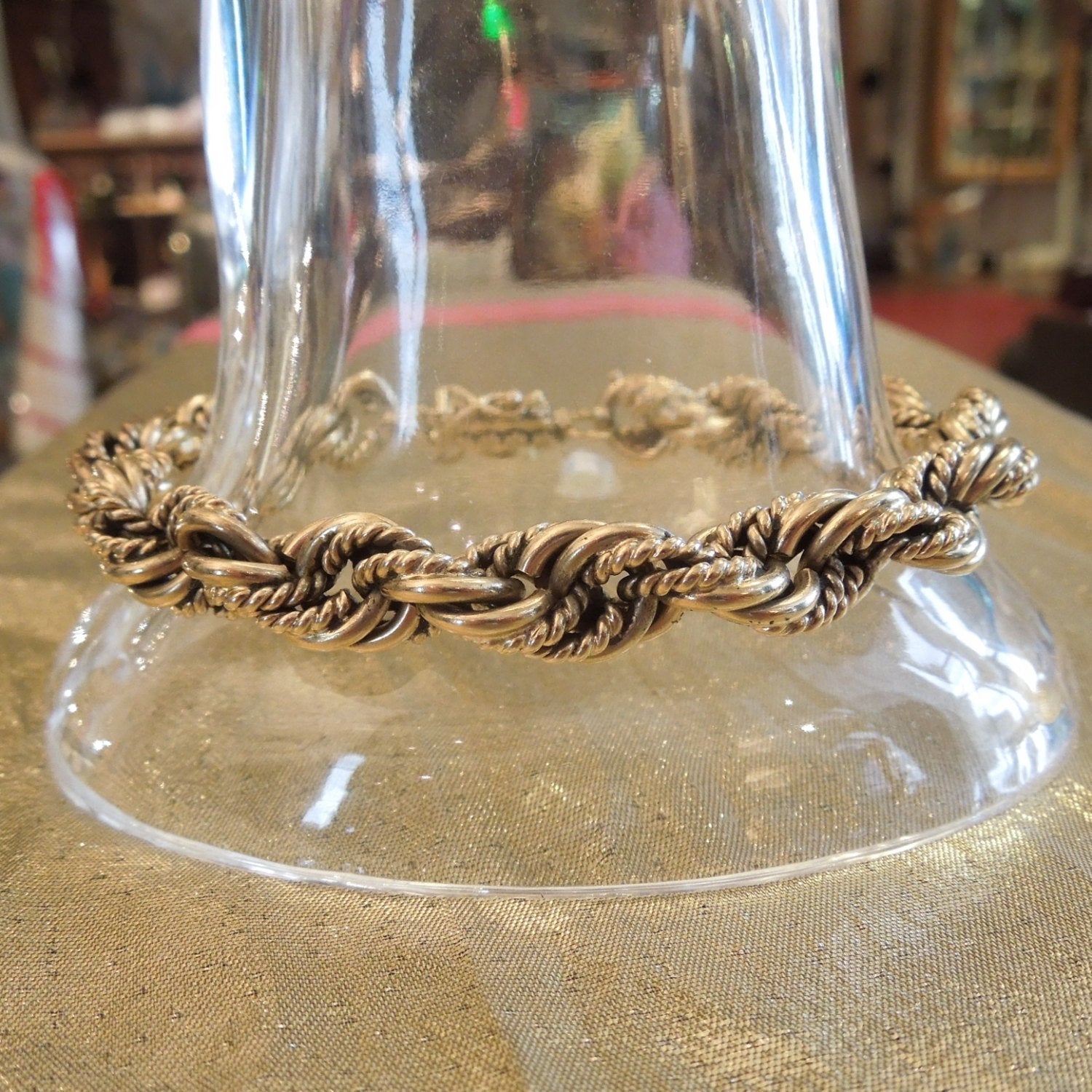 Yellow Gold Rope Bracelet