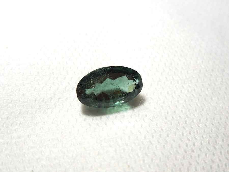 4.27 ct Oblong Oval Green Blue Tourmaline