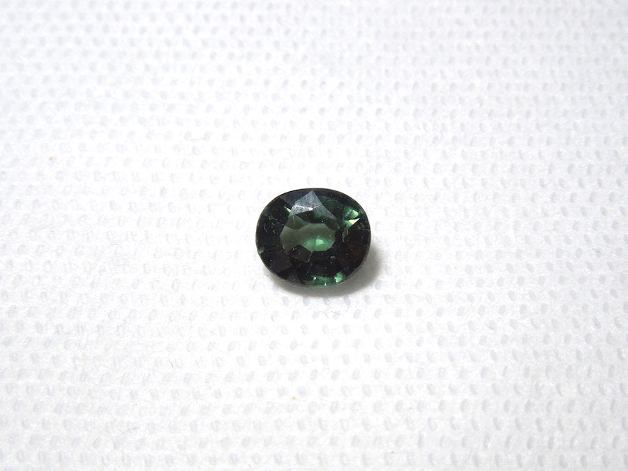 Luscious Rich Green Oval Sapphire