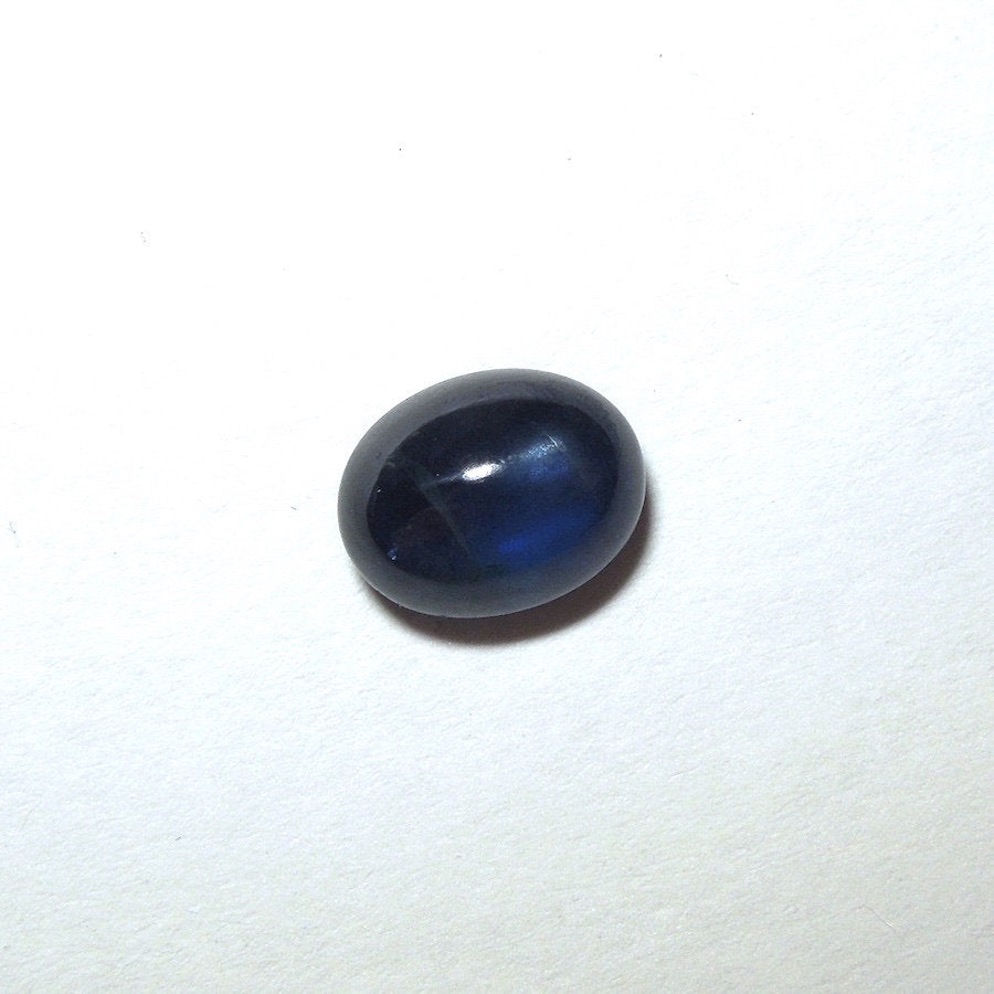 3.46 ct Rich Blue Oval Cabochon Sapphire